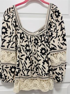 CHRISTIAN SIRIANO Peasant Top